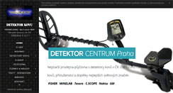 Desktop Screenshot of detektory.cz