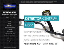 Tablet Screenshot of detektory.cz